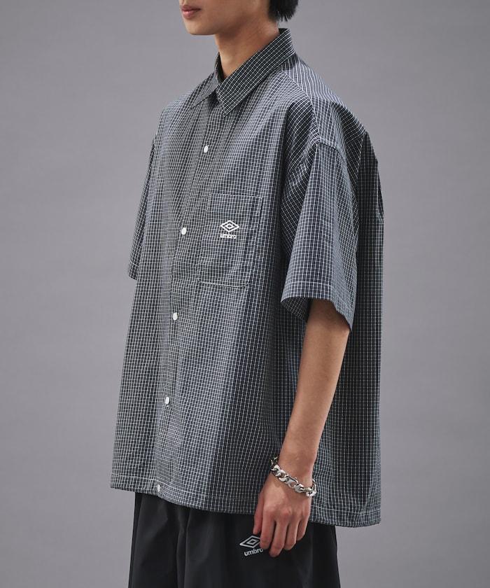聯名 UMBRO 刺繡格子襯衫