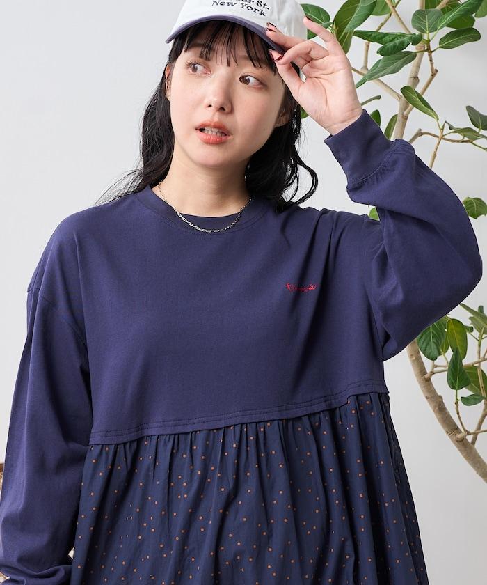 圓點連衣裙