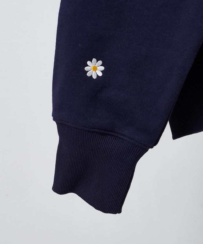 雛菊刺繡衛衣