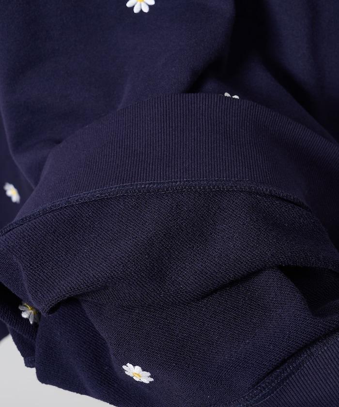 雛菊刺繡衛衣