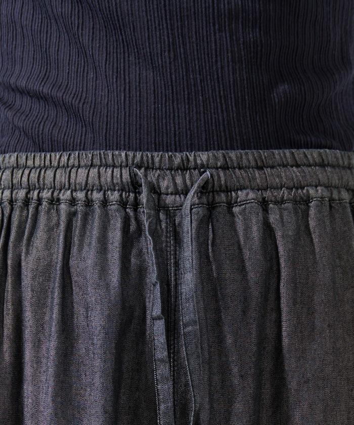 人造纖維丹寧休閒褲