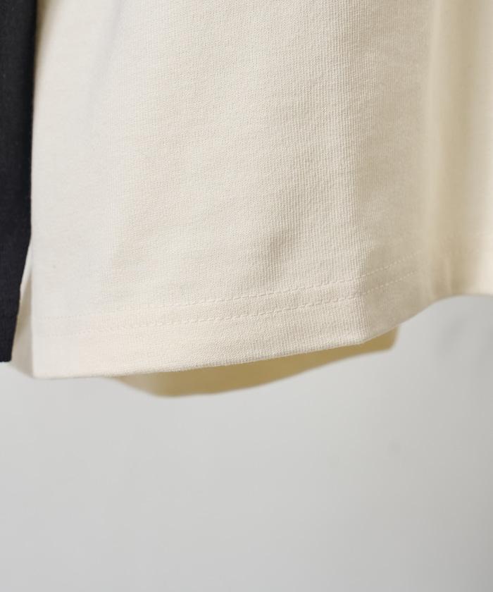 配色拉格朗T-shirt