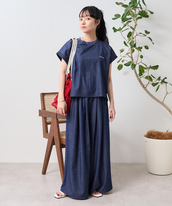 法式短袖 褲裝套裝 混搭