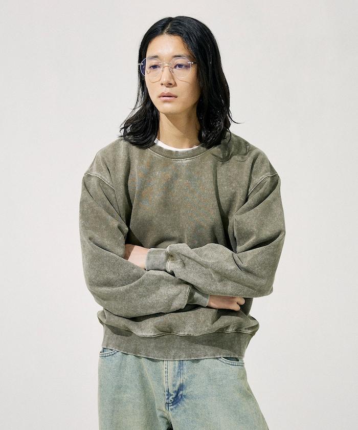 13盎司 短款圓領 拉鍊套頭衛衣