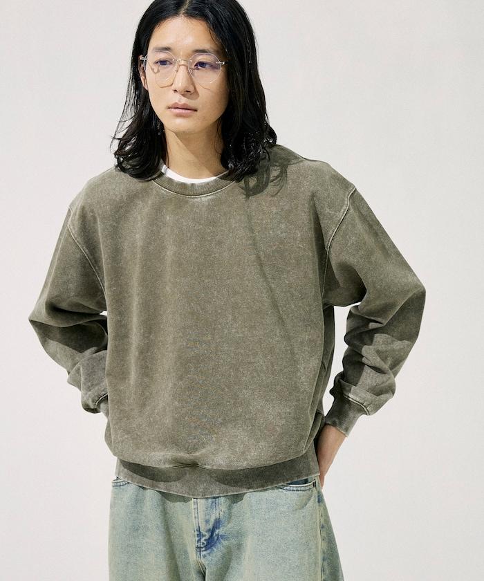 13盎司 短款圓領 拉鍊套頭衛衣