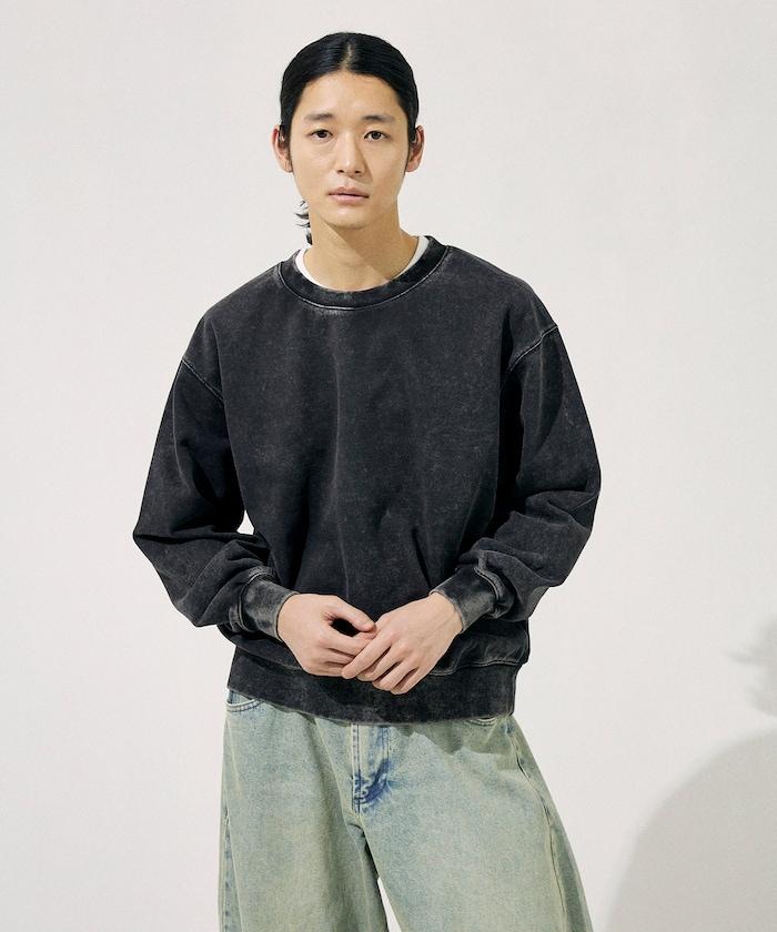 13盎司 短款圓領 拉鍊套頭衛衣