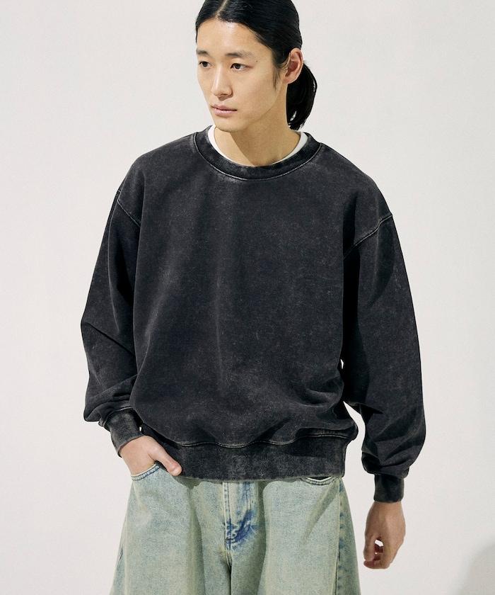 13盎司 短款圓領 拉鍊套頭衛衣
