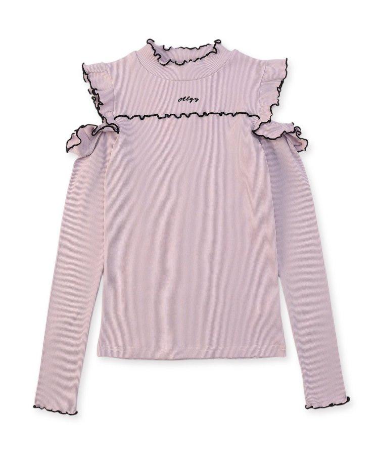 露肩條紋T-shirt