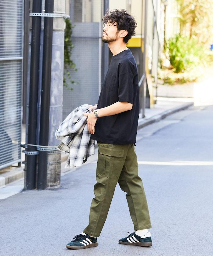 修身款 簡易 貨物褲