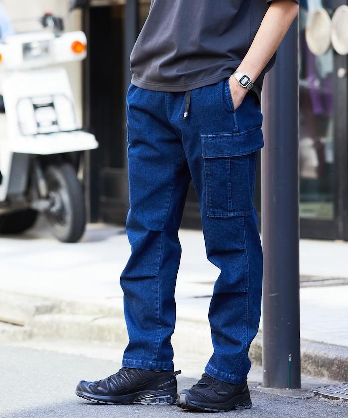 修身款 簡易 貨物褲