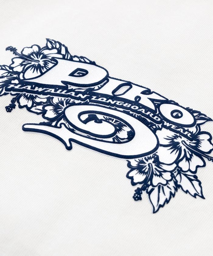 聯名 花卉圖案logo 長袖T恤