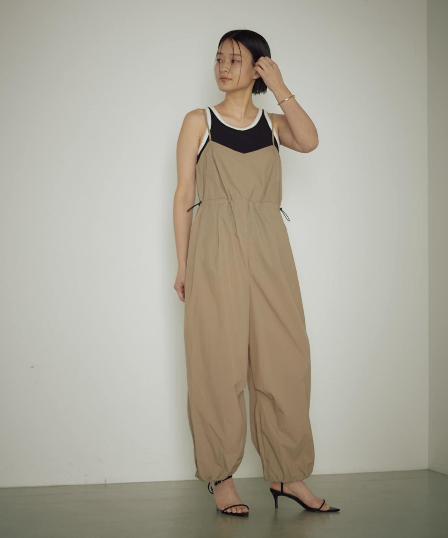 尼龍連體揹帶褲