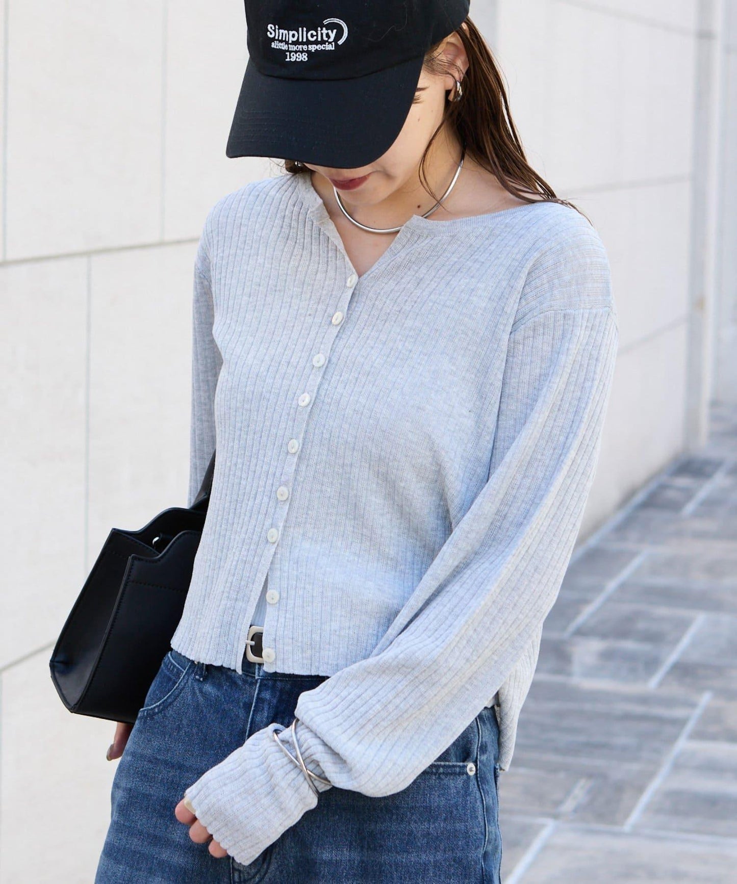 【SS】透明肋針開衫