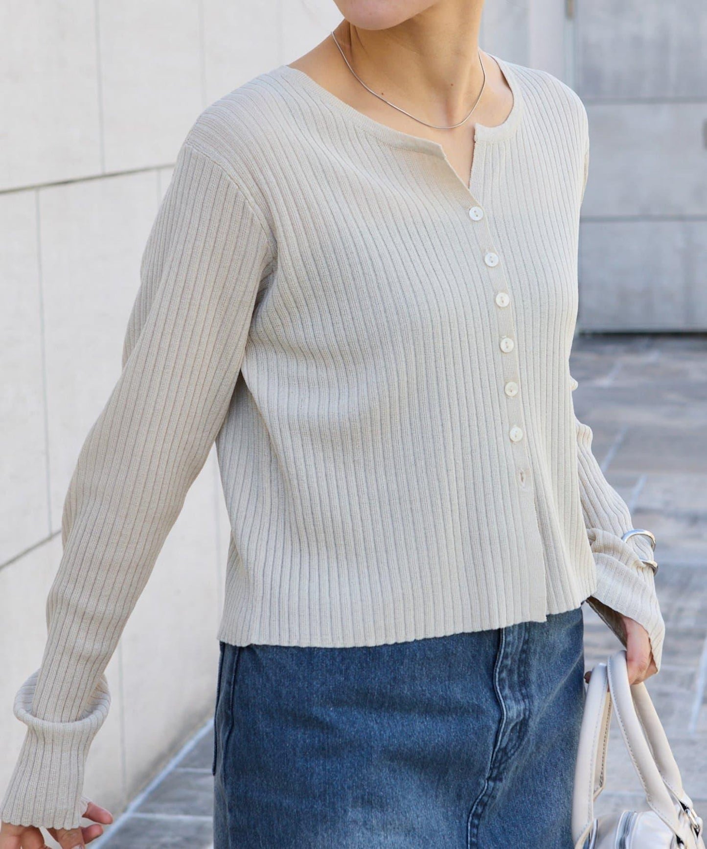 【SS】透明肋針開衫