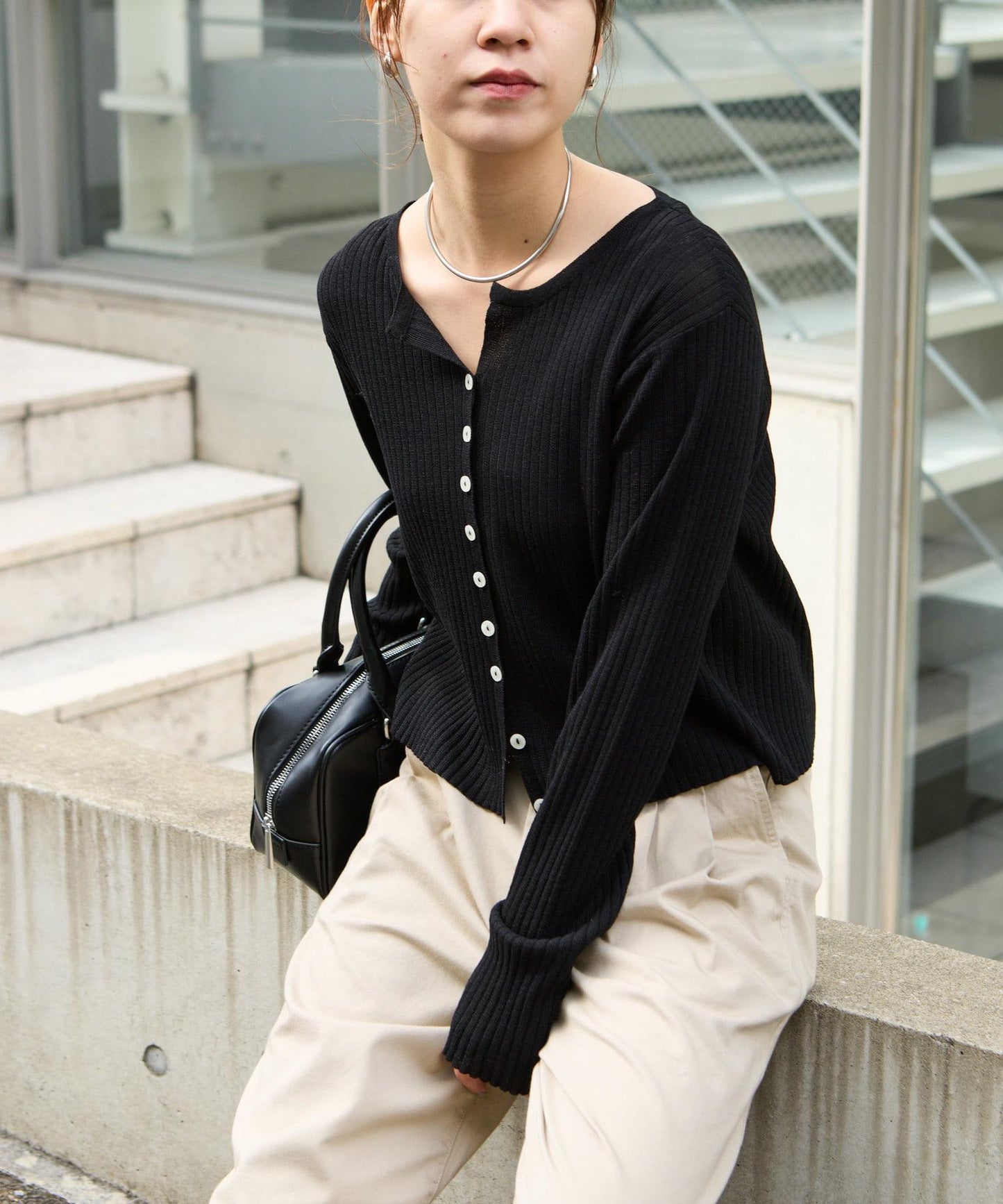 【SS】透明肋針開衫