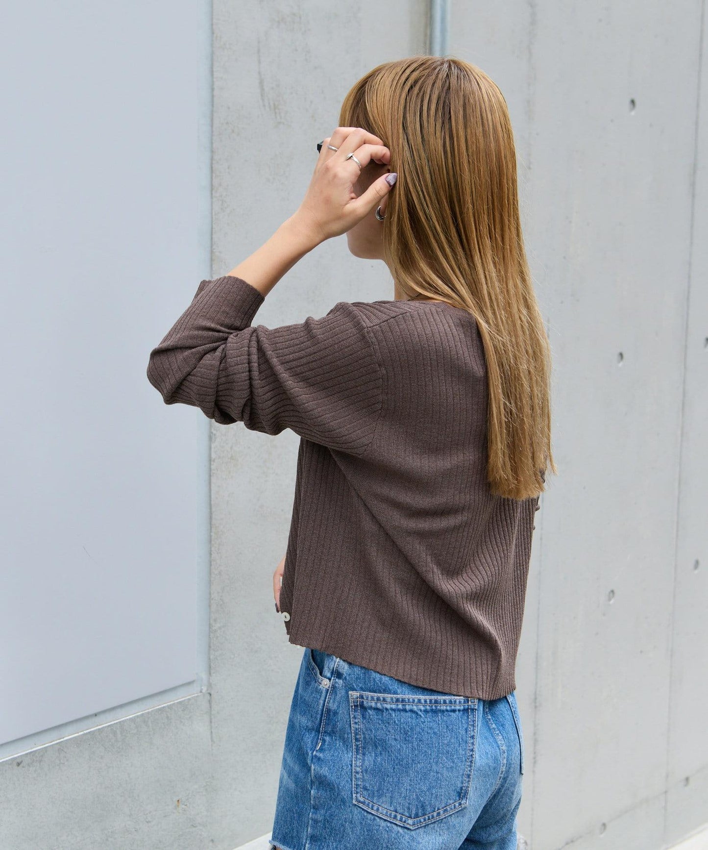 【SS】透明肋針開衫