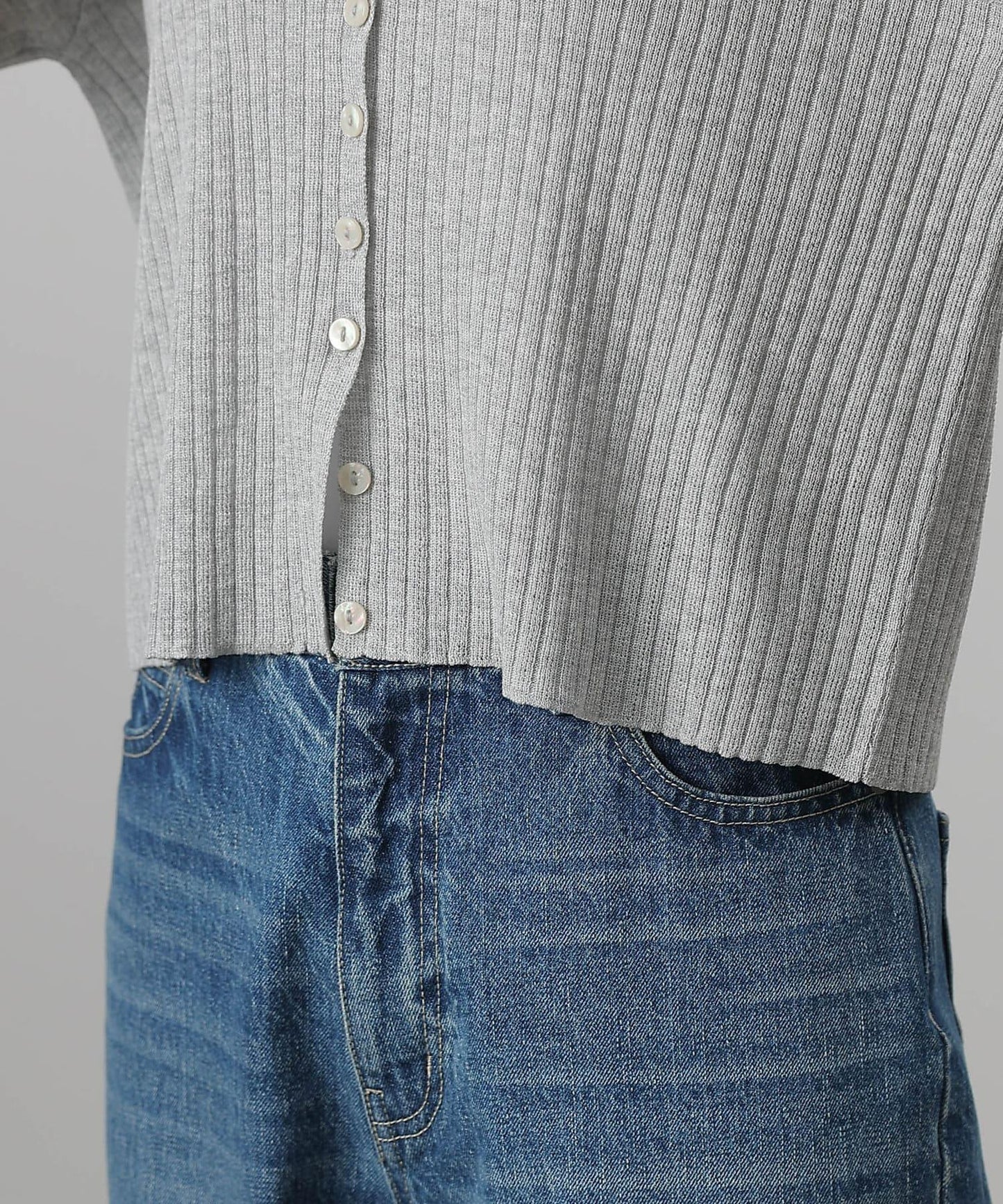 【SS】透明肋針開衫