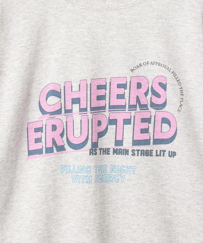 【套裝商品】蕾絲疊層 印花長袖T-shirt