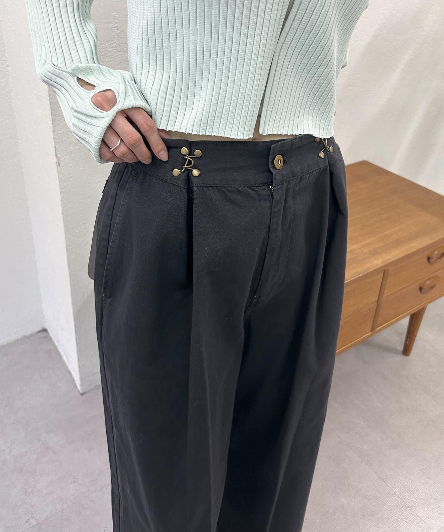 Dickies製品染色掛鉤腰帶褲