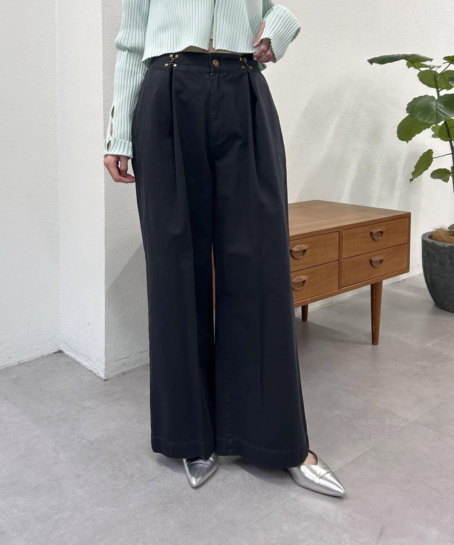 Dickies製品染色掛鉤腰帶褲