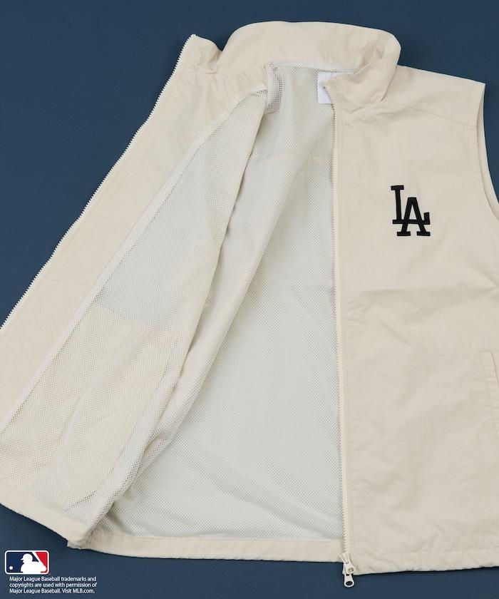 MLB 尼龍 立領拉鍊 馬甲