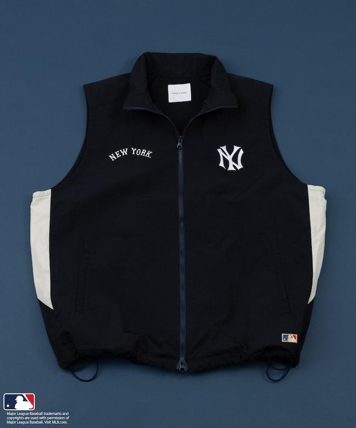 MLB 尼龍 立領拉鍊 馬甲