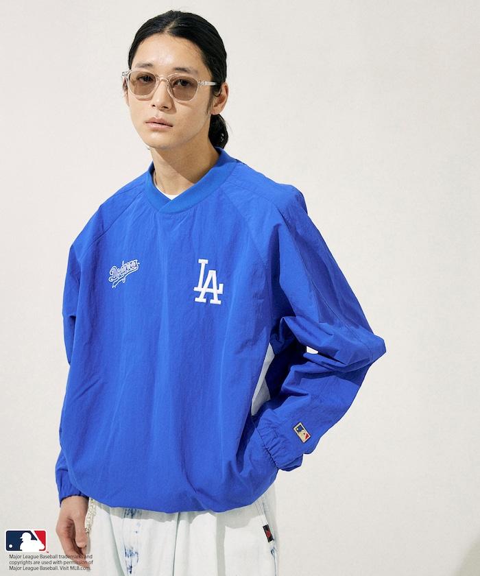 MLB 尼龍 拉鍊套頭衫