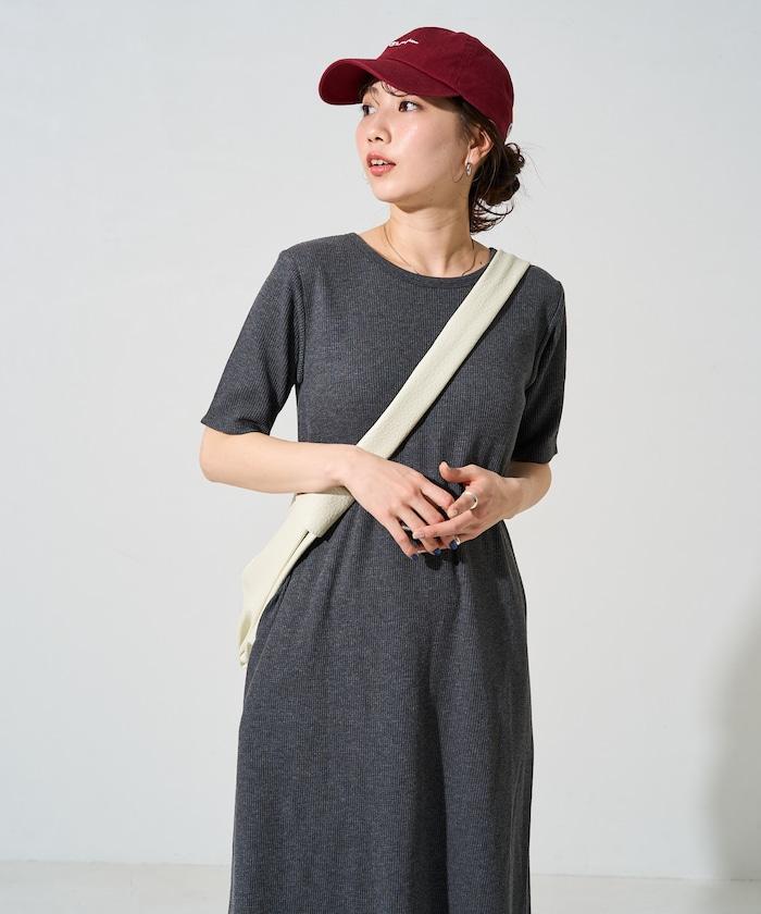 帶杯保暖半喇叭裙連衣裙