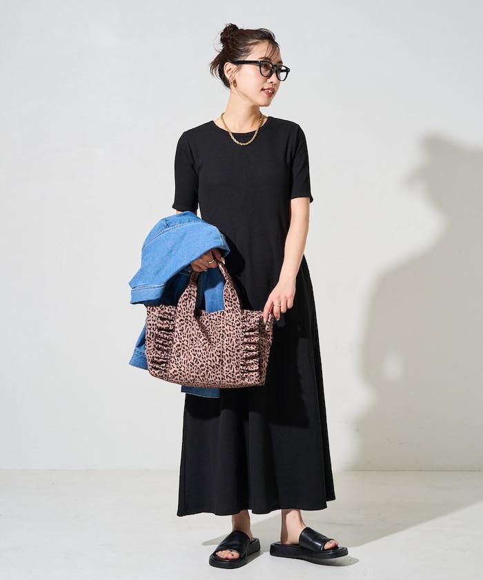 帶杯保暖半喇叭裙連衣裙