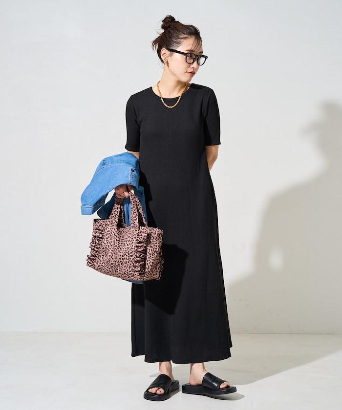 帶杯保暖半喇叭裙連衣裙