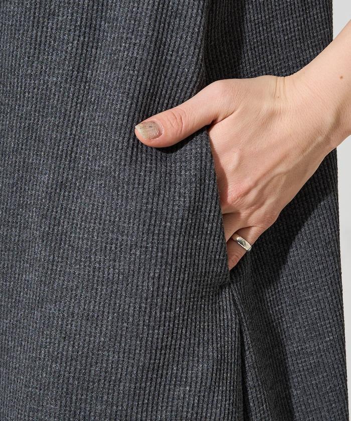 帶杯保暖半喇叭裙連衣裙