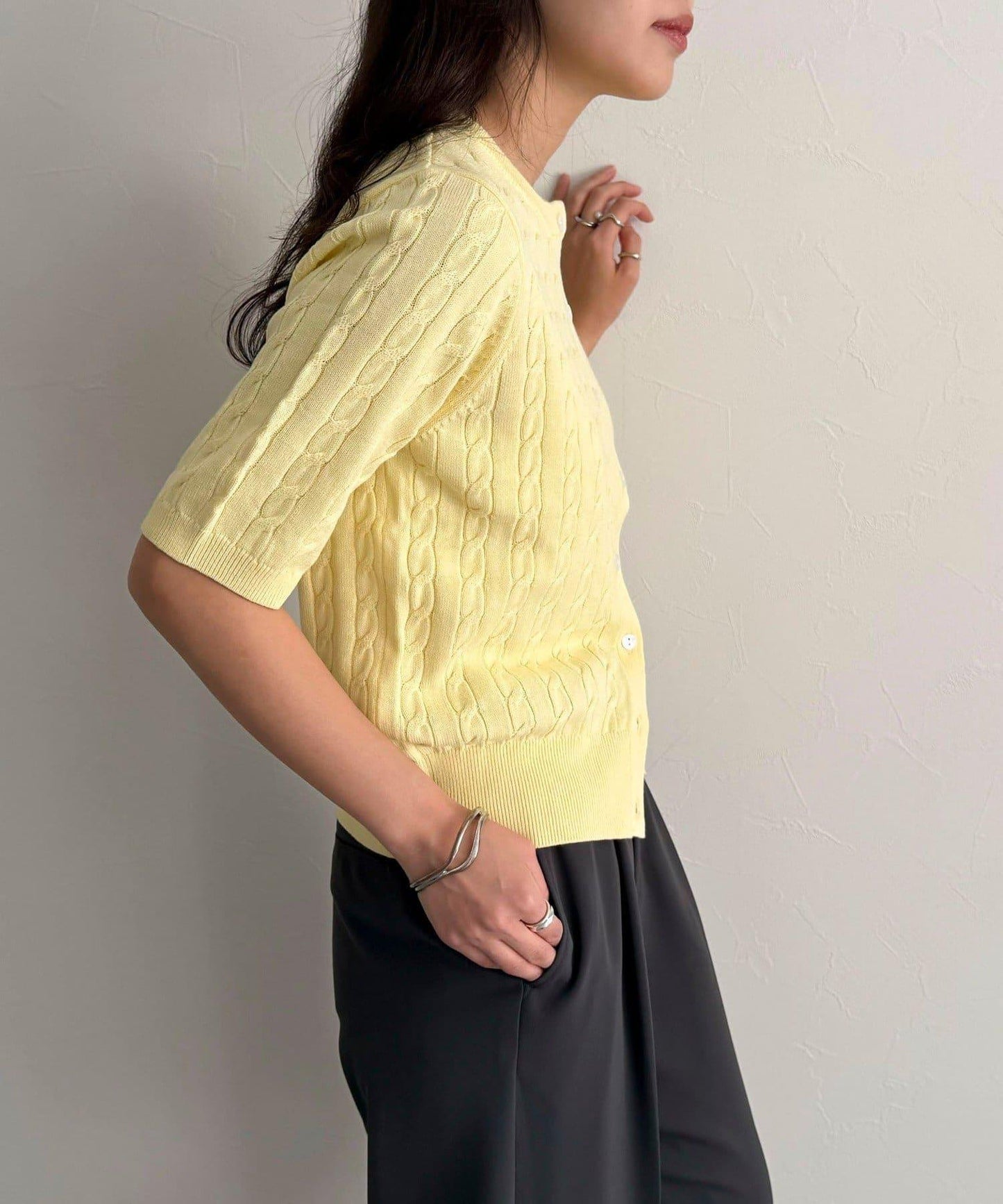 FR刺繡連帽圖案短袖開衫