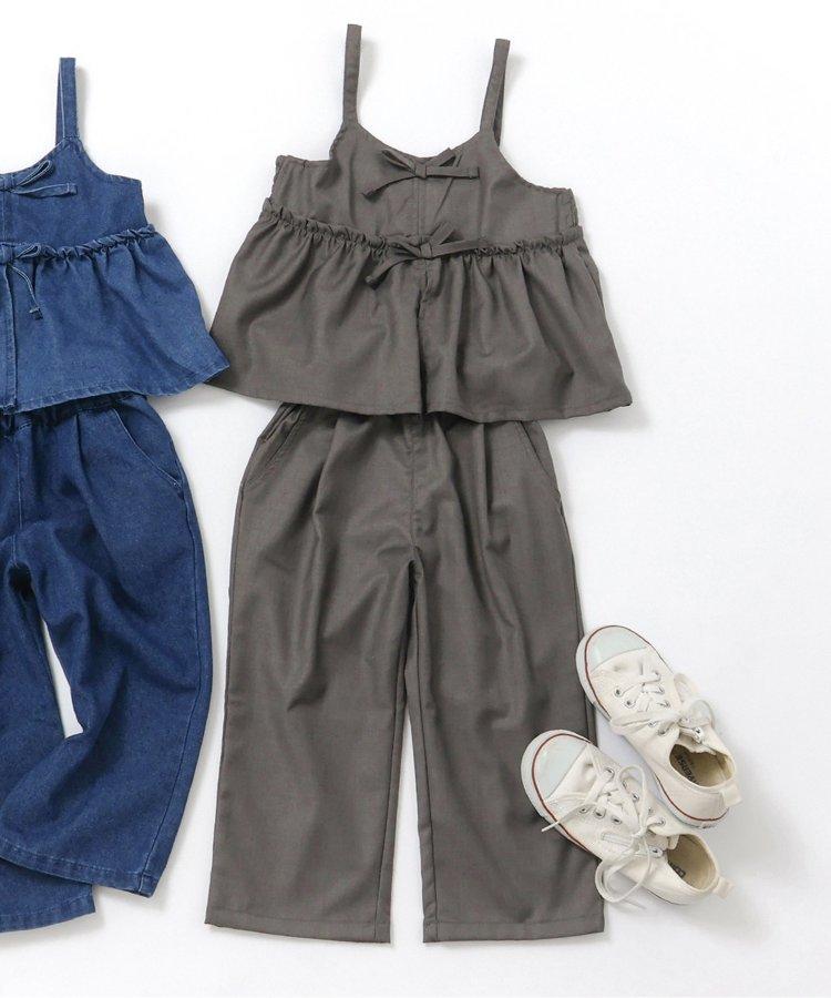 蝴蝶結胸衣&褶邊細節褲子2件套裝