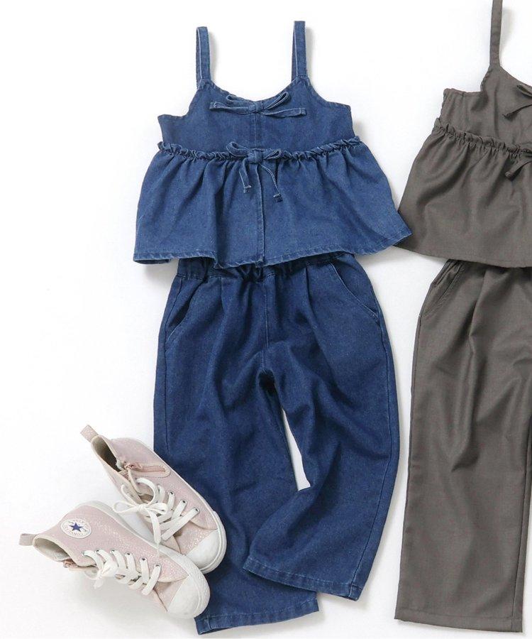 蝴蝶結胸衣&褶邊細節褲子2件套裝