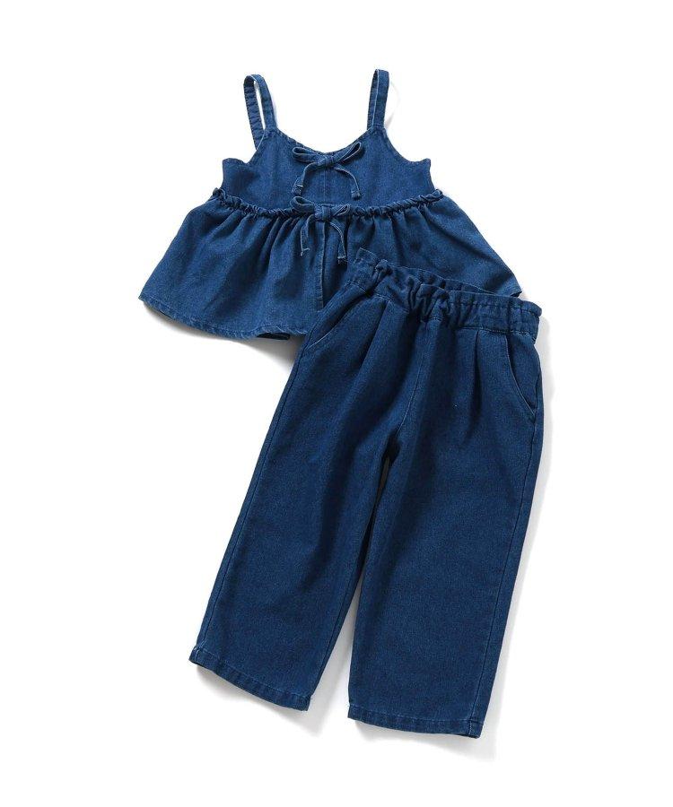 蝴蝶結胸衣&褶邊細節褲子2件套裝