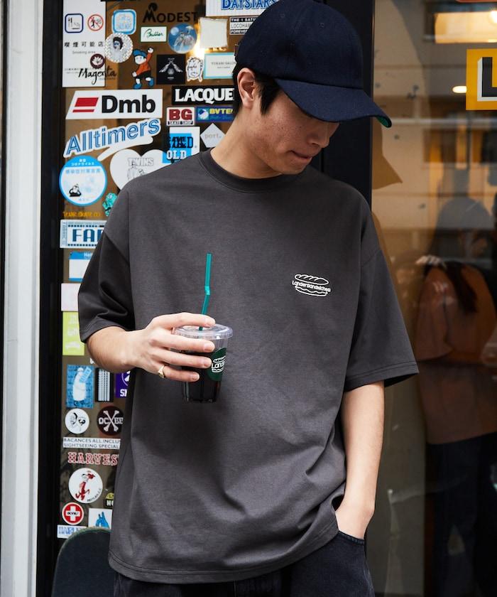 LANDER SANDWICHES×FREAK'S STORE 蘭德 聯名 大尺寸 後背印花 圓領T恤