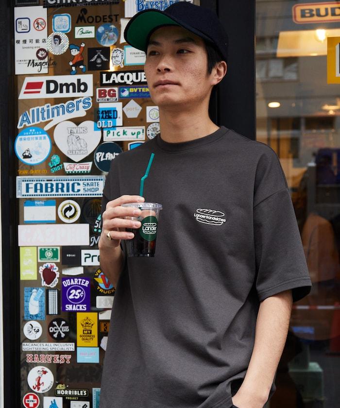 LANDER SANDWICHES×FREAK'S STORE 蘭德 聯名 大尺寸 後背印花 圓領T恤