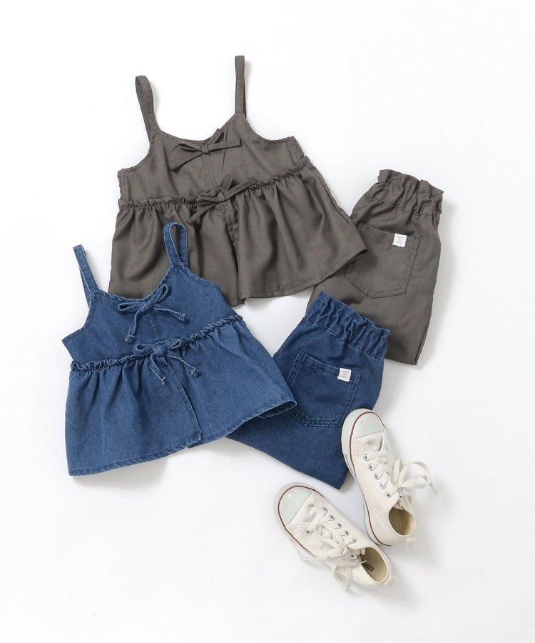 蝴蝶結胸衣&褶邊細節褲子2件套裝