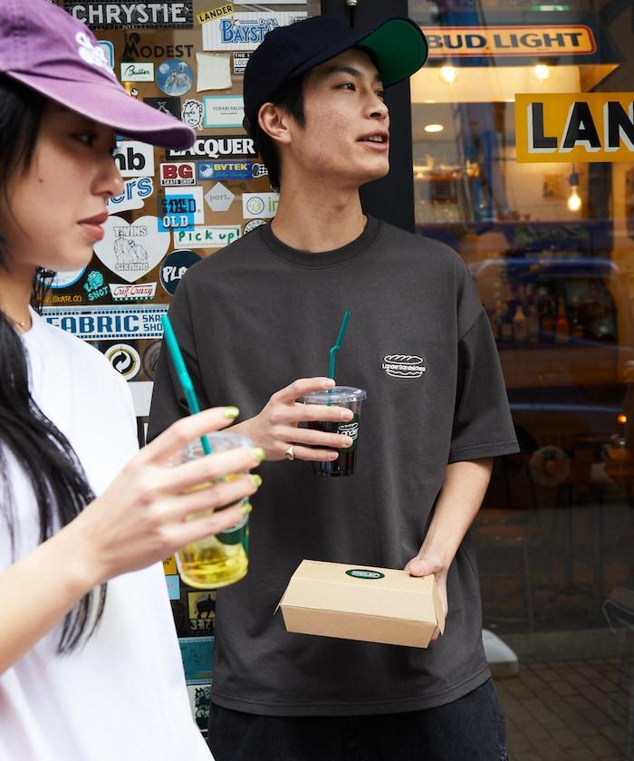 LANDER SANDWICHES×FREAK'S STORE 蘭德 聯名 大尺寸 後背印花 圓領T恤