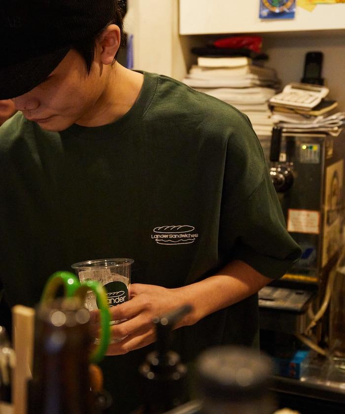 LANDER SANDWICHES×FREAK'S STORE 蘭德 聯名 大尺寸 後背印花 圓領T恤