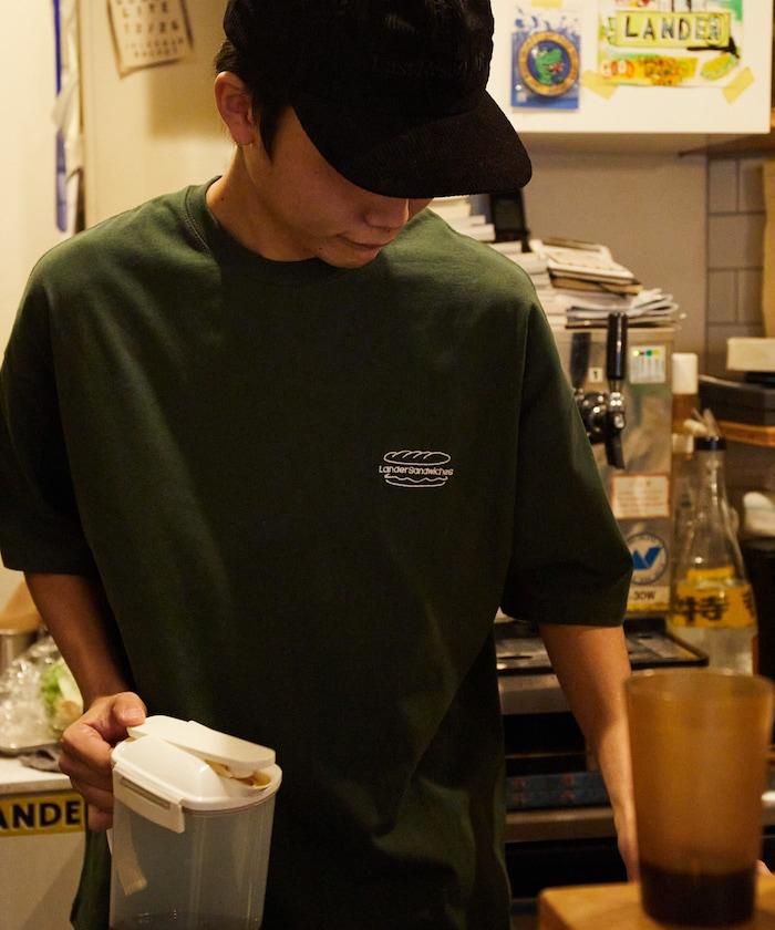 LANDER SANDWICHES×FREAK'S STORE 蘭德 聯名 大尺寸 後背印花 圓領T恤