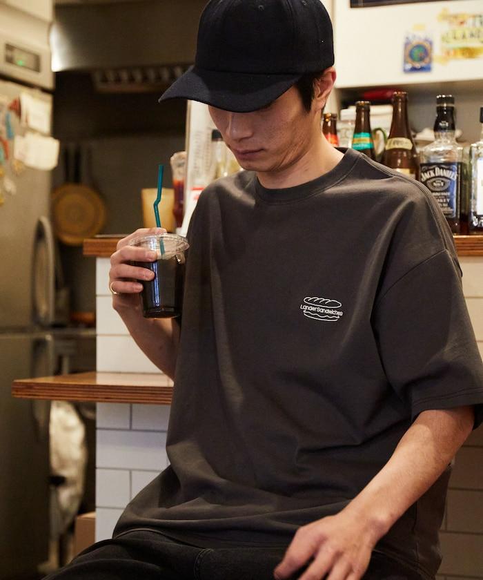 LANDER SANDWICHES×FREAK'S STORE 蘭德 聯名 大尺寸 後背印花 圓領T恤