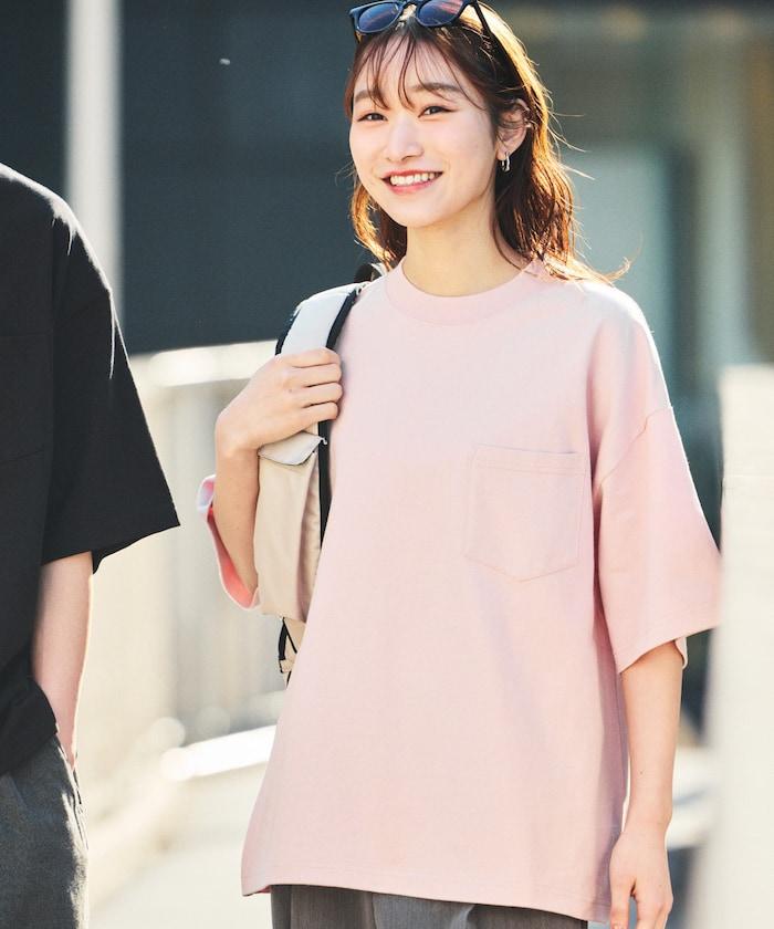 9盎司 重量級 寬鬆版 圓領 帶口袋T恤/重量級 【限定推出】