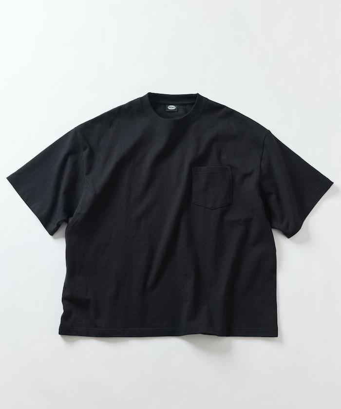 9盎司 重量級 寬鬆版 圓領 帶口袋T恤/重量級 【限定推出】