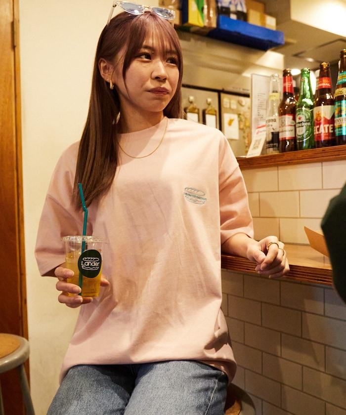 LANDER SANDWICHES×FREAK'S STORE 蘭德 聯名 大尺寸 後背印花 圓領T恤