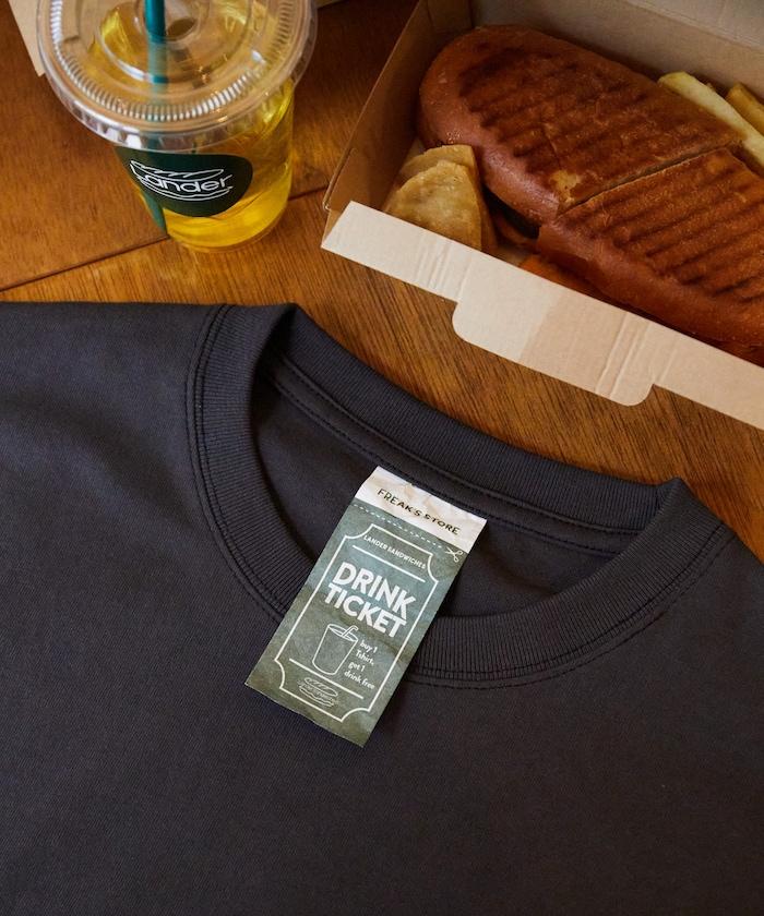 LANDER SANDWICHES×FREAK'S STORE 蘭德 聯名 大尺寸 後背印花 圓領T恤
