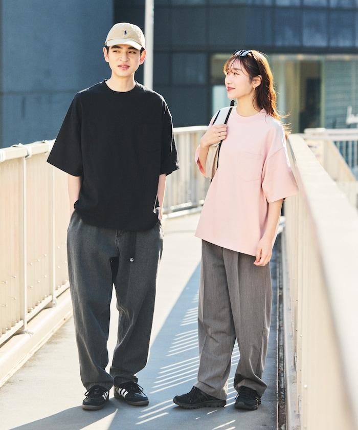 9盎司 重量級 寬鬆版 圓領 帶口袋T恤/重量級 【限定推出】