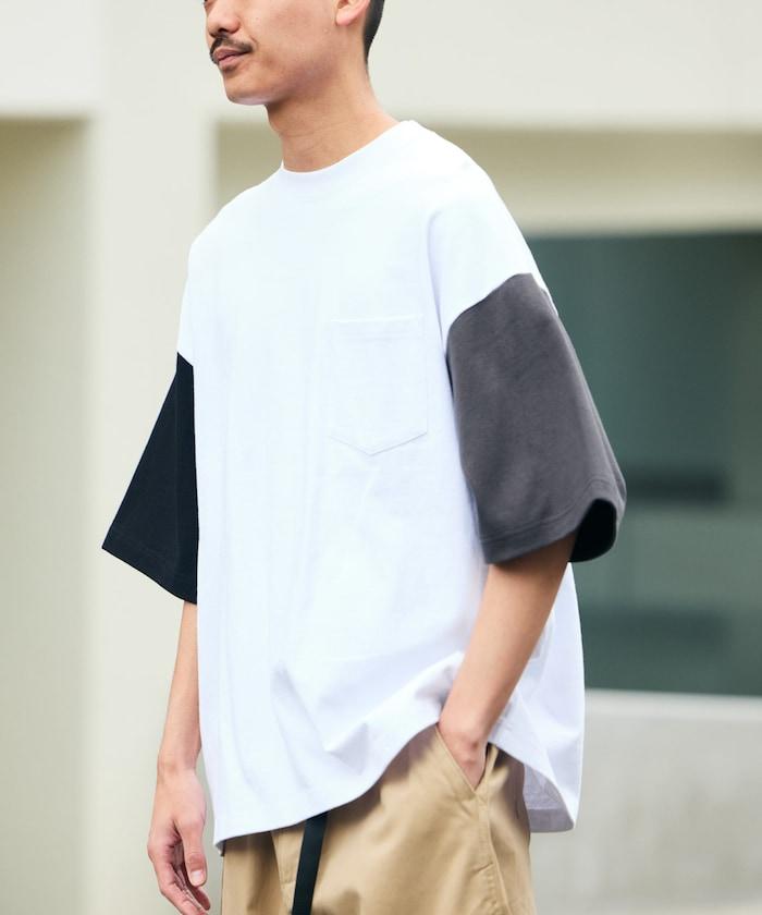 9盎司 重量級 寬鬆版 圓領 帶口袋T恤/重量級 【限定推出】