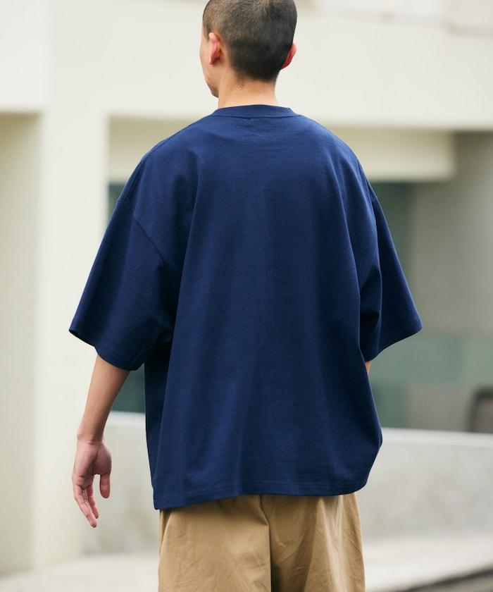 9盎司 重量級 寬鬆版 圓領 帶口袋T恤/重量級 【限定推出】