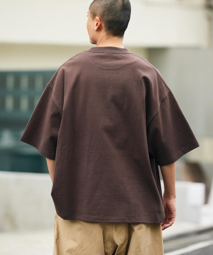 9盎司 重量級 寬鬆版 圓領 帶口袋T恤/重量級 【限定推出】